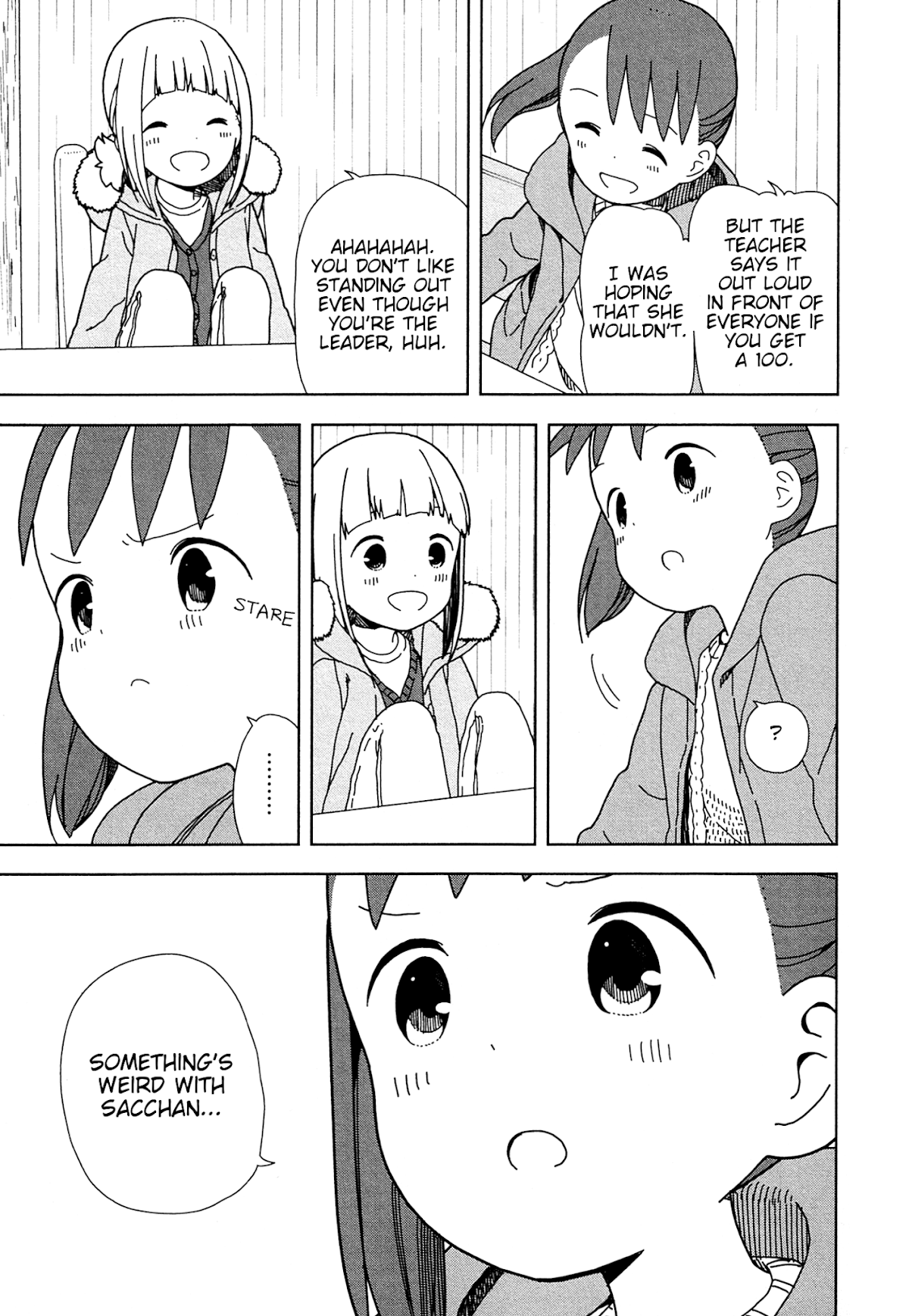 Mitsuboshi Colors Chapter 55 page 3 - Chapter 55: Three People Four Legs