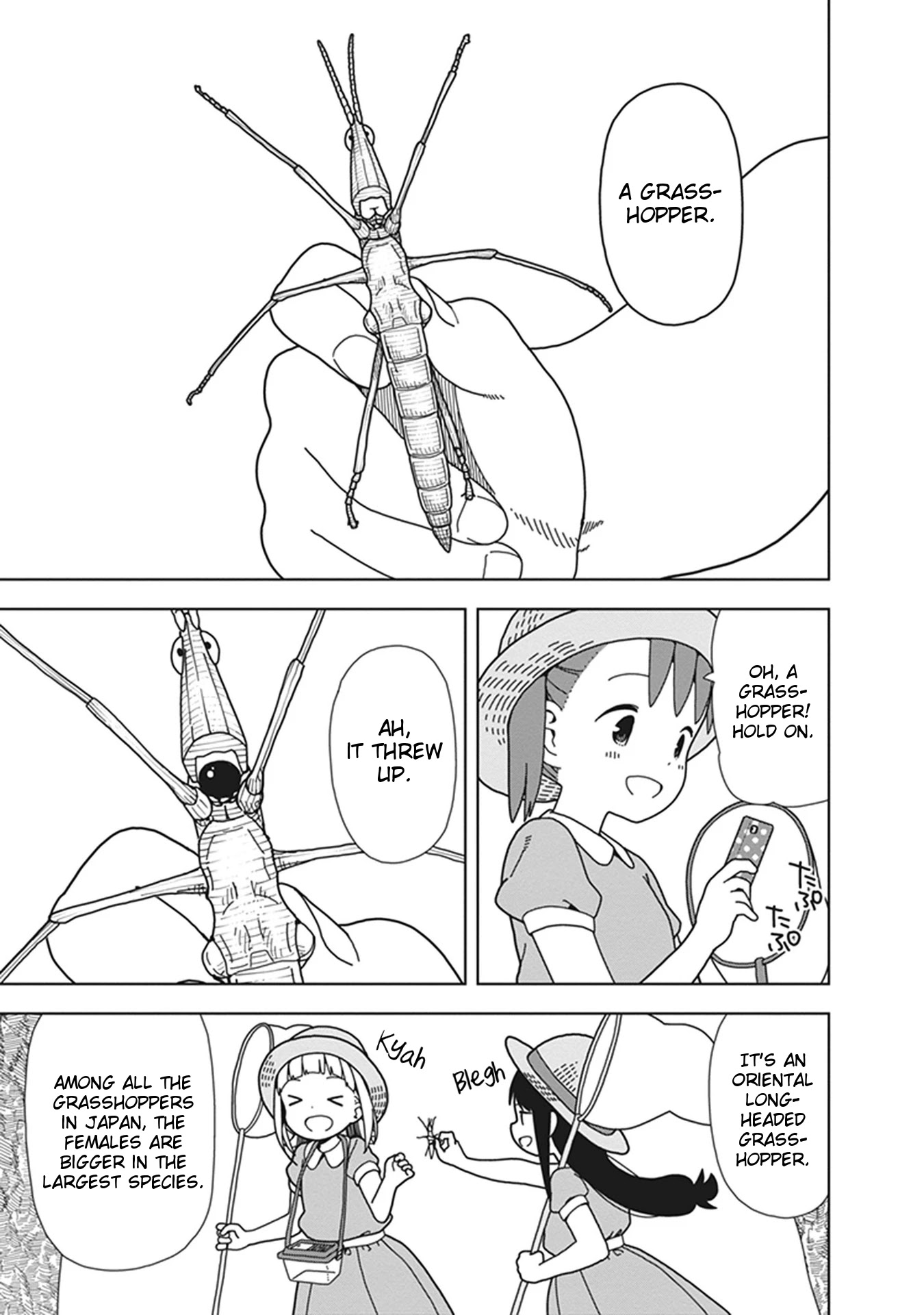 Mitsuboshi Colors Chapter 63 page 11 - Chapter 63: Bug Catching Colors
