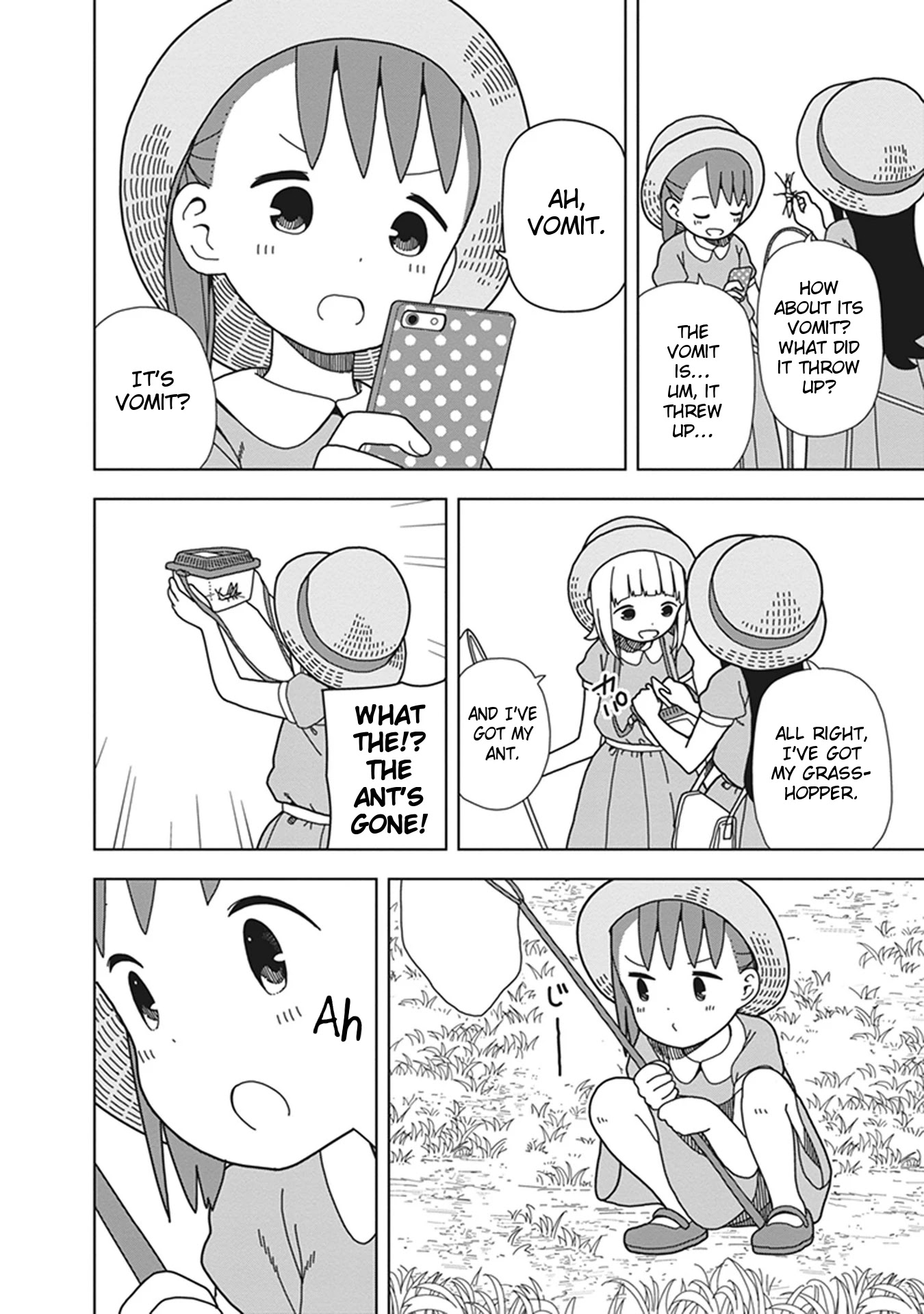 Mitsuboshi Colors Chapter 63 page 12 - Chapter 63: Bug Catching Colors