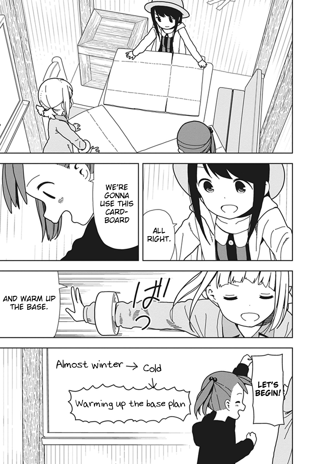 Mitsuboshi Colors Chapter 65 page 3 - Chapter 65: Warming Up The Base Plan