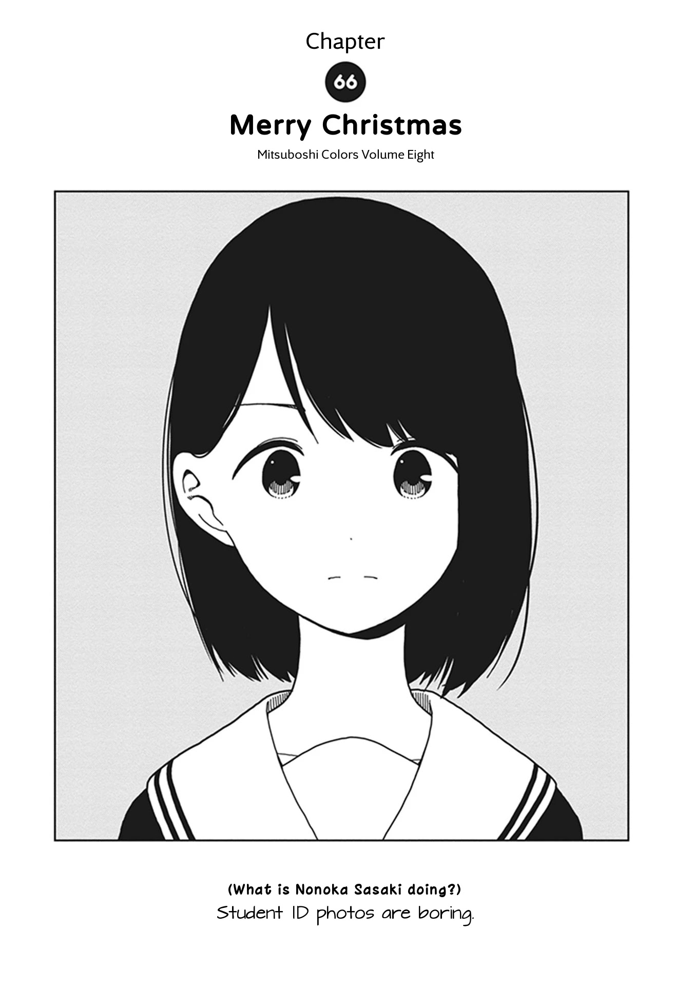 Mitsuboshi Colors Chapter 66 page 1 - Chapter 66: Merry Christmas