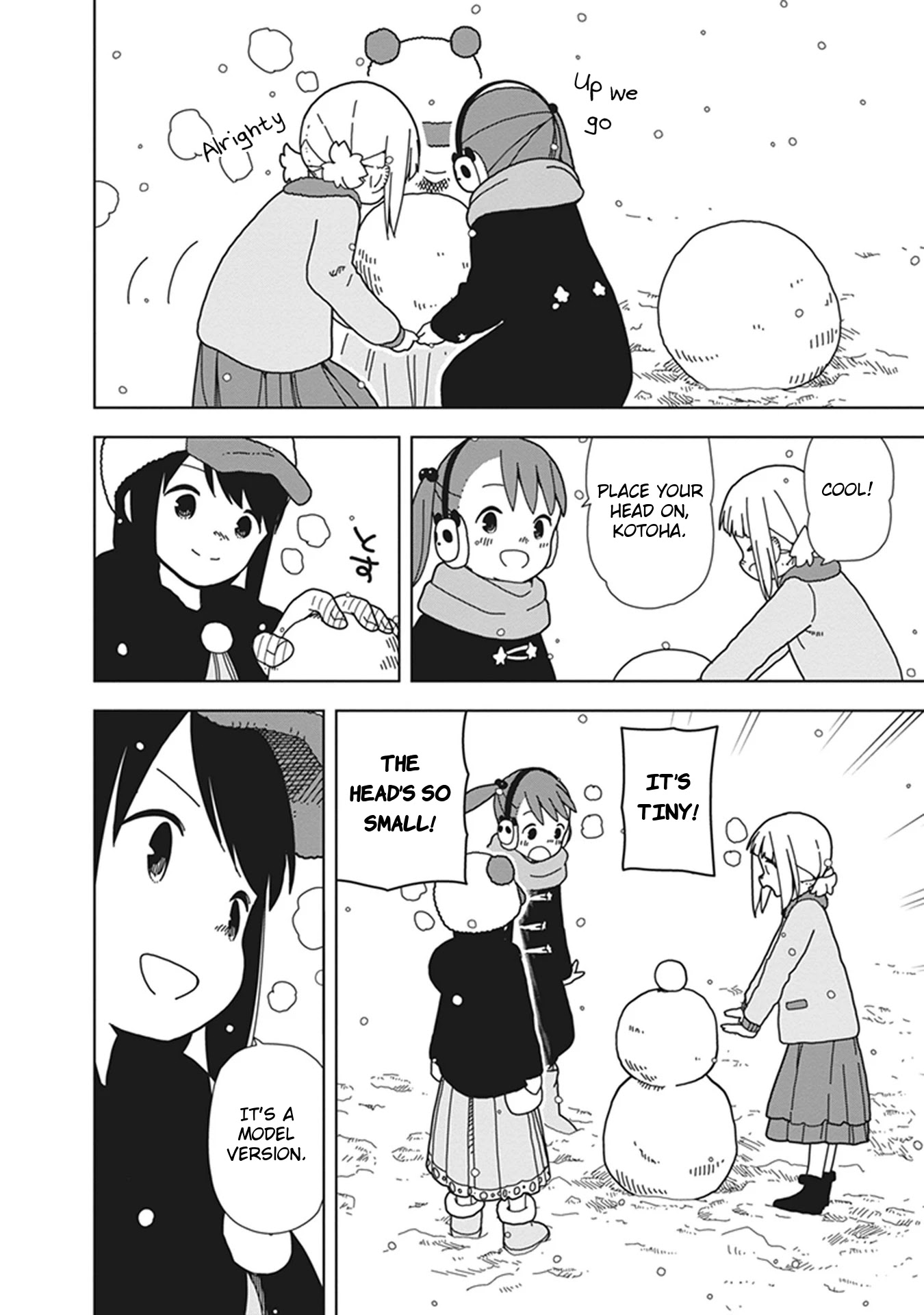 Mitsuboshi Colors Chapter 67 page 10 - Chapter 67: Our Snowman