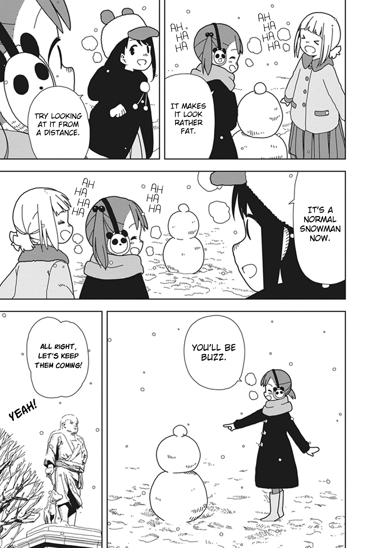Mitsuboshi Colors Chapter 67 page 11 - Chapter 67: Our Snowman