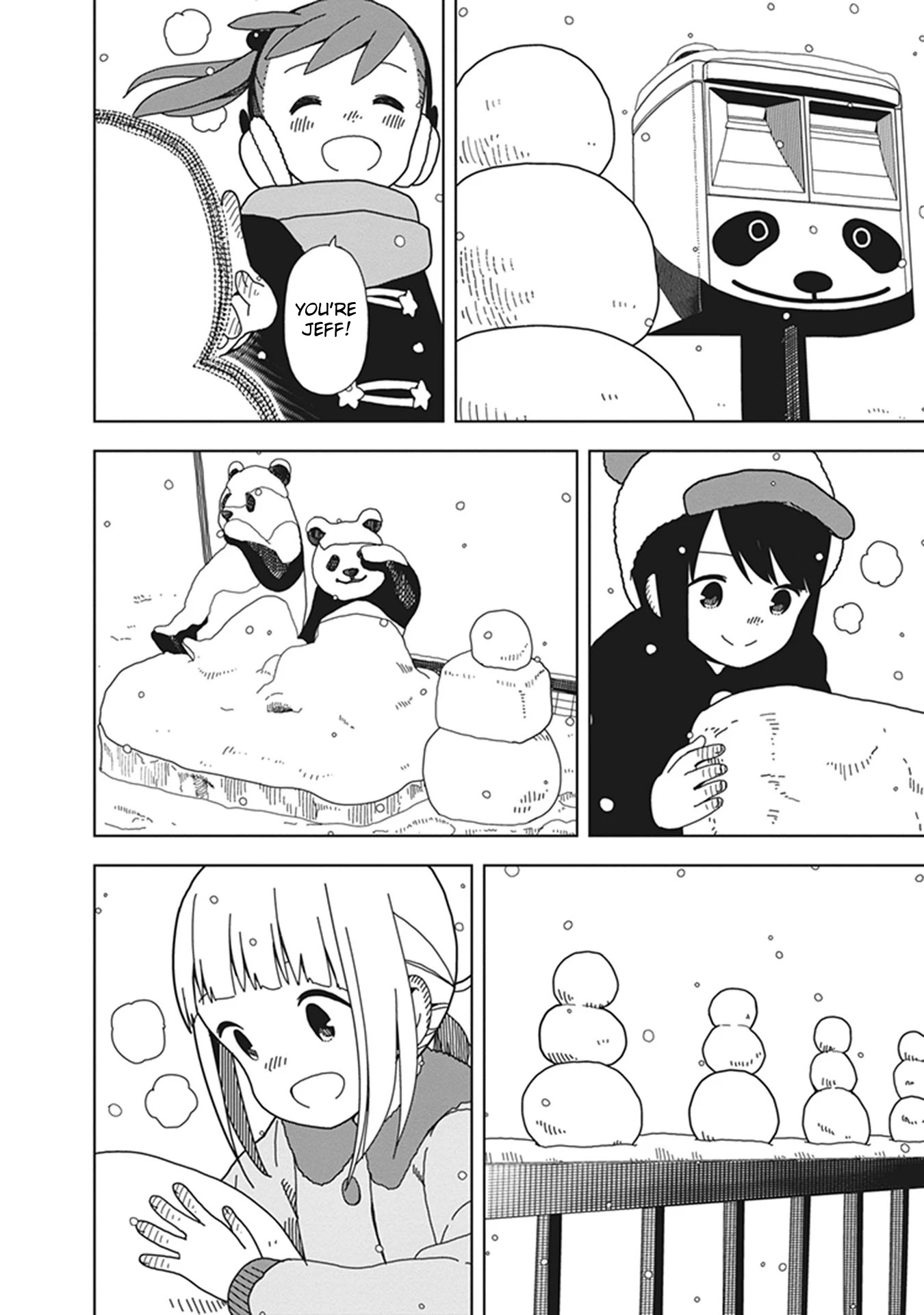 Mitsuboshi Colors Chapter 67 page 12 - Chapter 67: Our Snowman