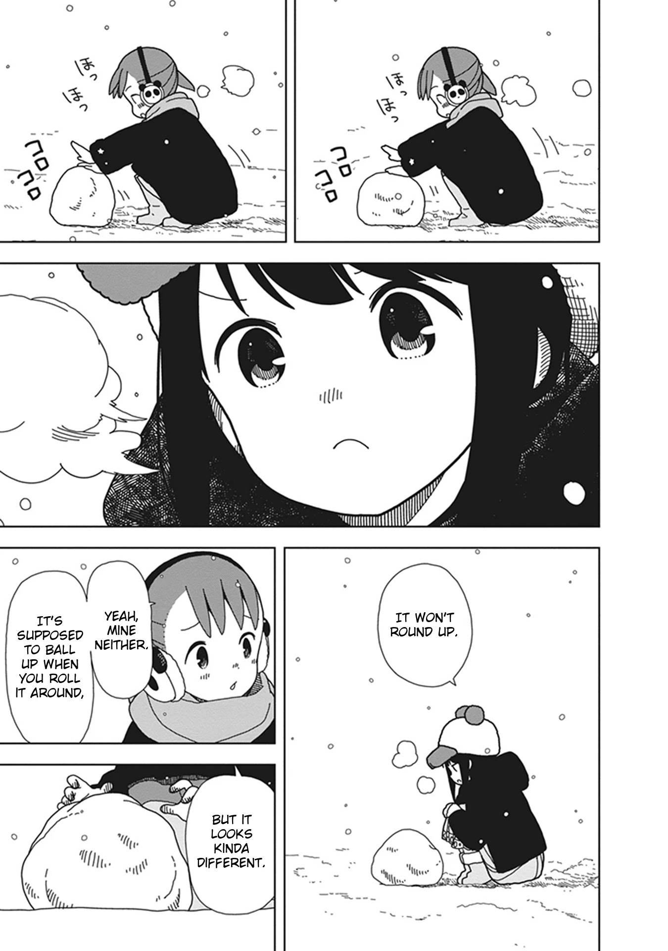 Mitsuboshi Colors Chapter 67 page 3 - Chapter 67: Our Snowman