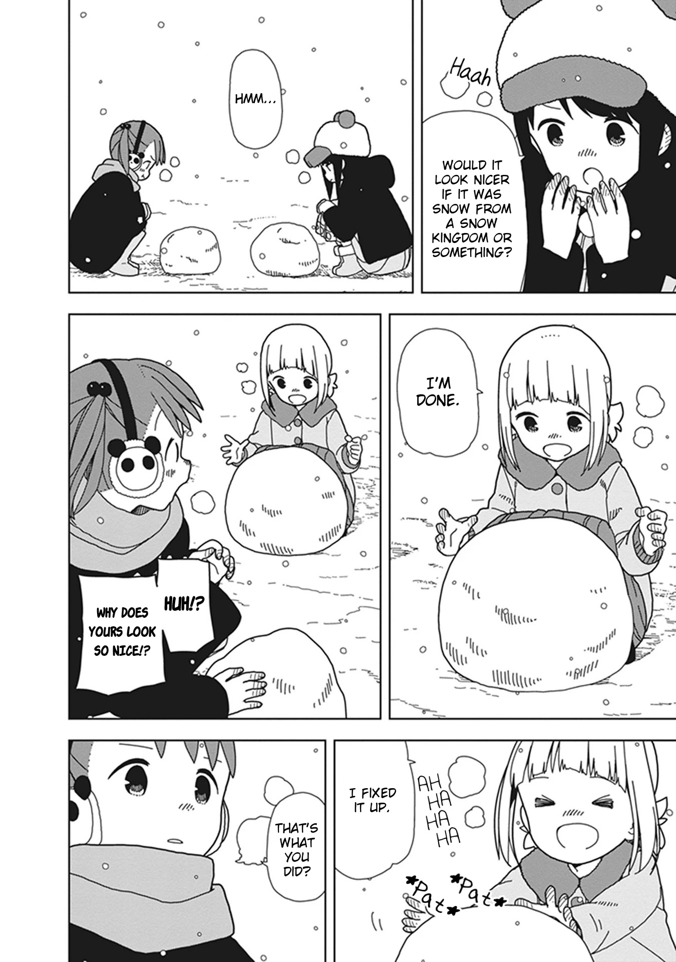Mitsuboshi Colors Chapter 67 page 4 - Chapter 67: Our Snowman