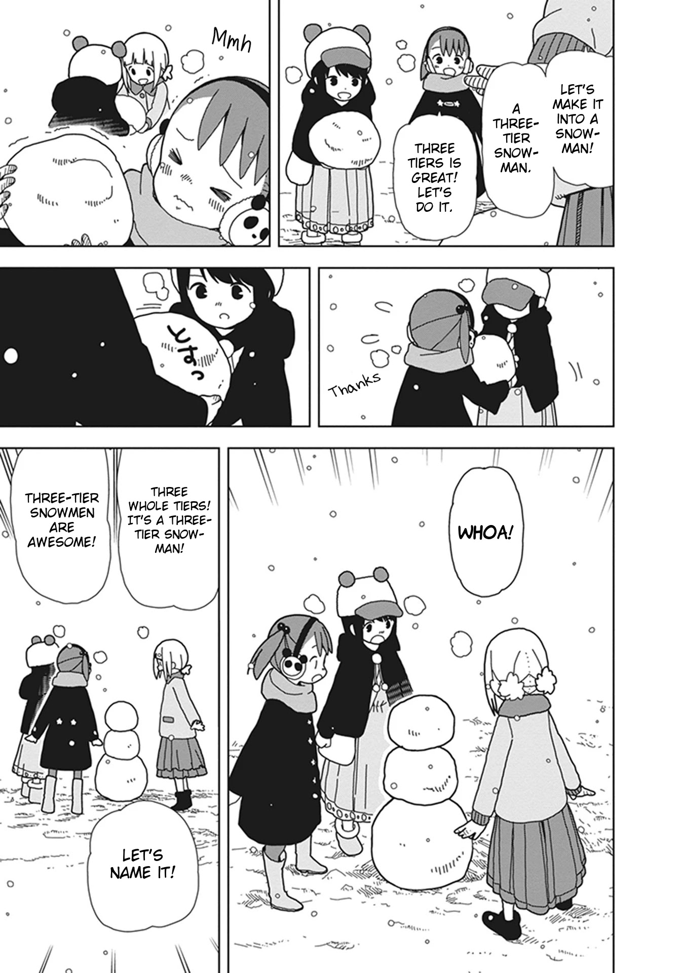 Mitsuboshi Colors Chapter 67 page 5 - Chapter 67: Our Snowman