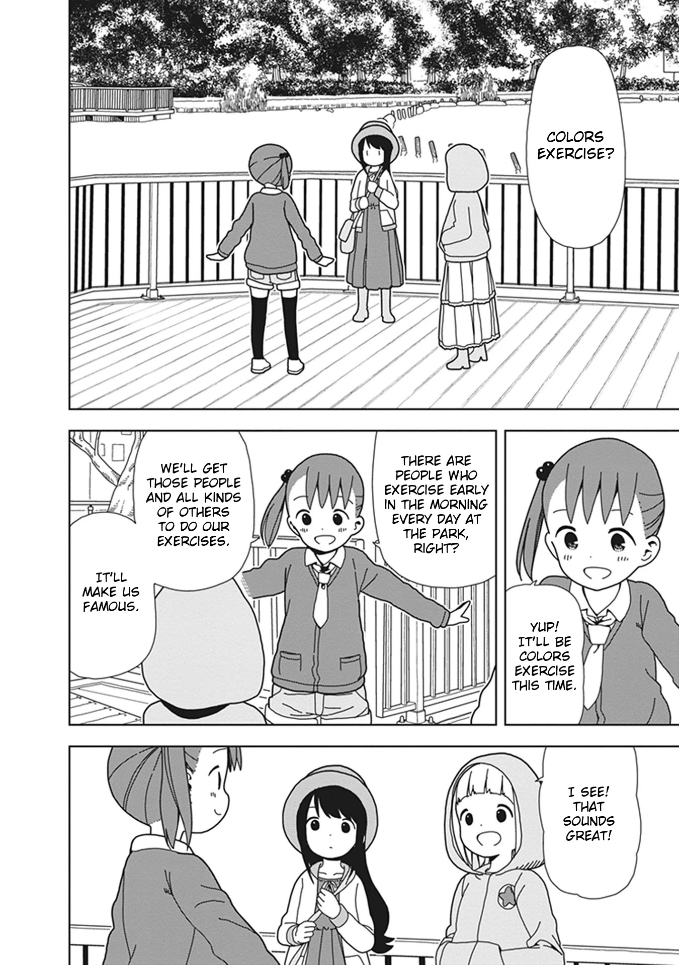 Mitsuboshi Colors Chapter 69 page 4 - Chapter 69: Colors Exercise