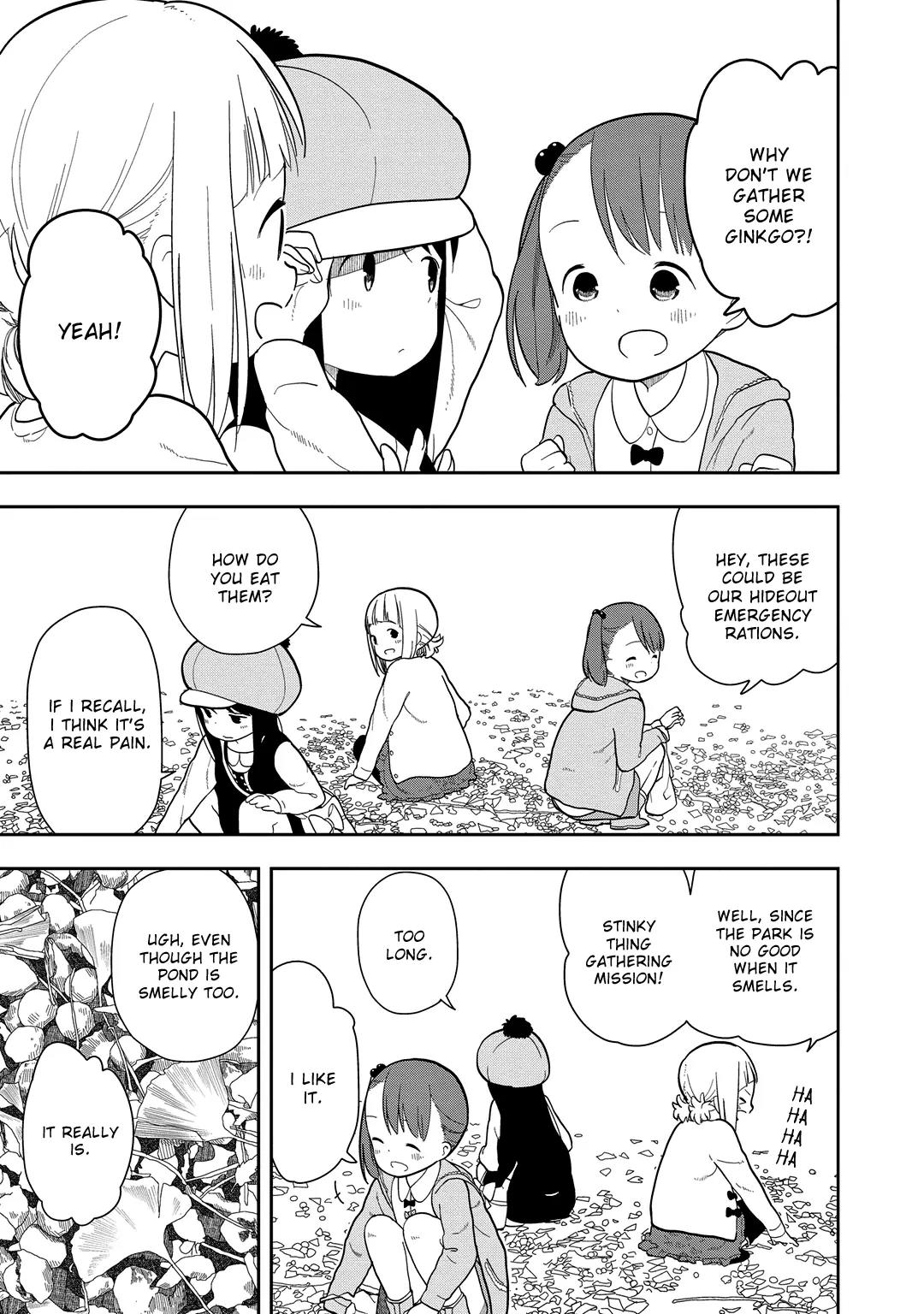 Mitsuboshi Colors Chapter 7 page 9 - Chapter 7: Ginkgo Picking