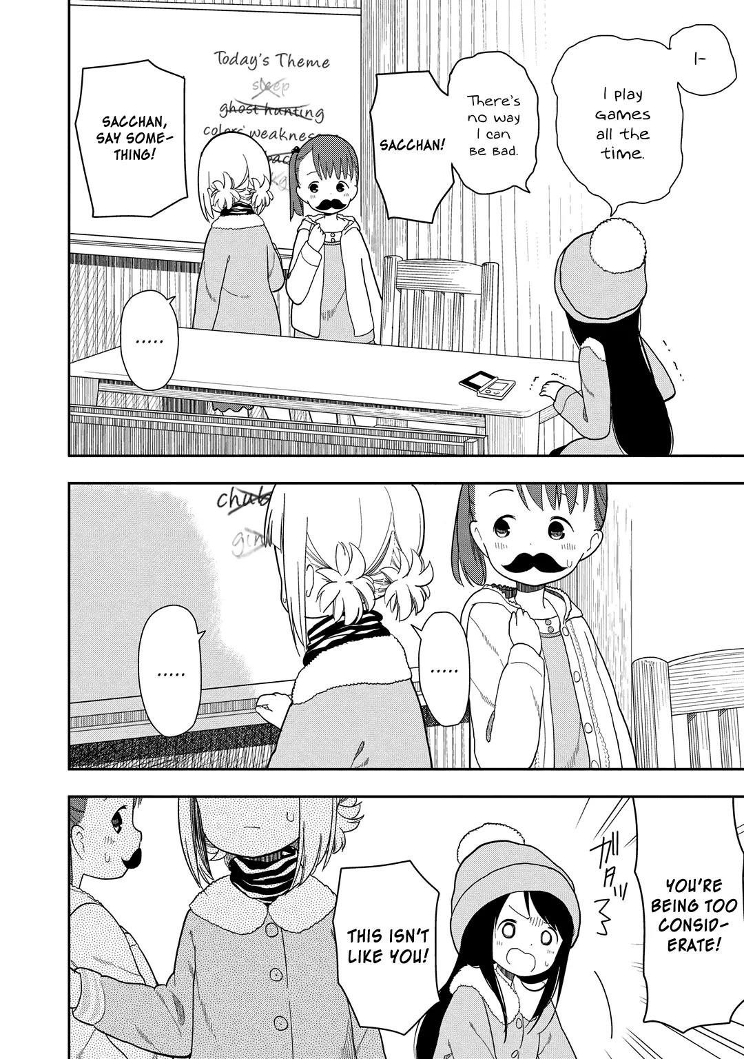 Mitsuboshi Colors Chapter 8 page 12 - Chapter 8: Weakness Discovery Meeting