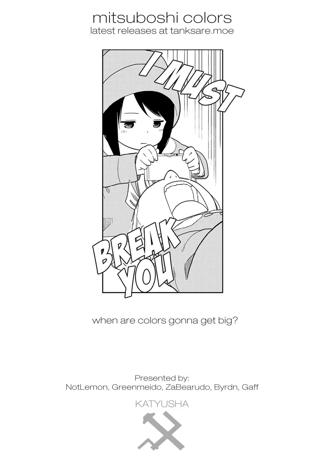Mitsuboshi Colors Chapter 8 page 16 - Chapter 8: Weakness Discovery Meeting