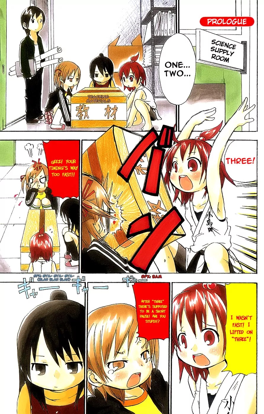 Mitsudomoe Chapter 1 page 8 - Chapter 1: Good Girl, Bad Girl, Frightening Girl...!