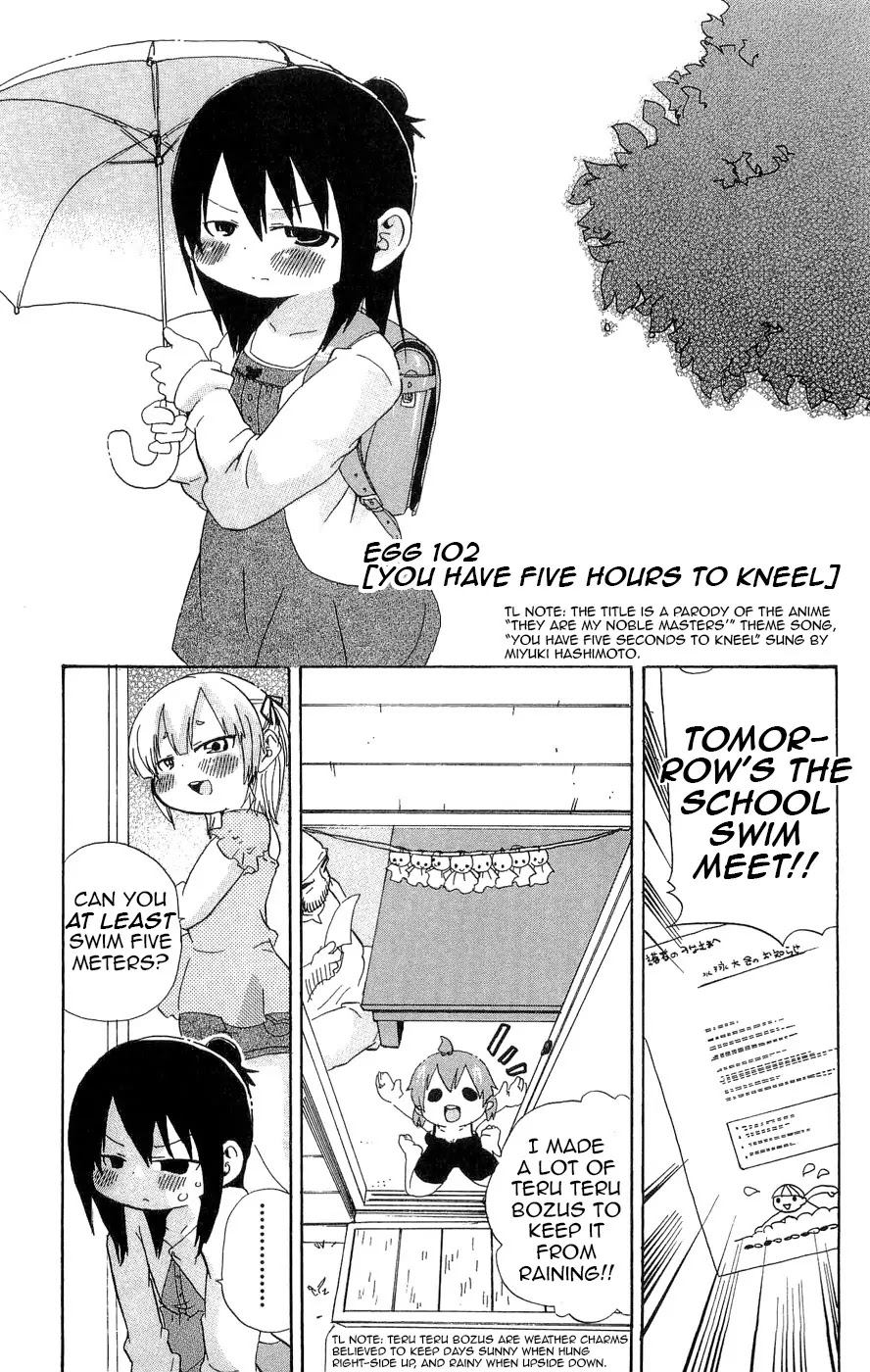 Mitsudomoe Chapter 102 page 1 - Chapter 102: You Have Five Hours to Kneel