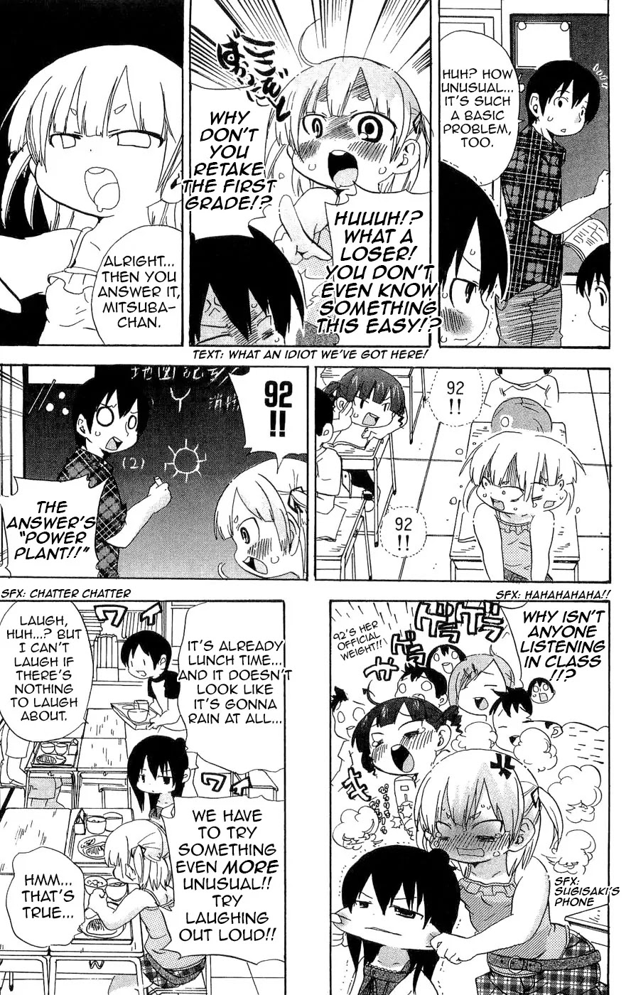 Mitsudomoe Chapter 102 page 5 - Chapter 102: You Have Five Hours to Kneel