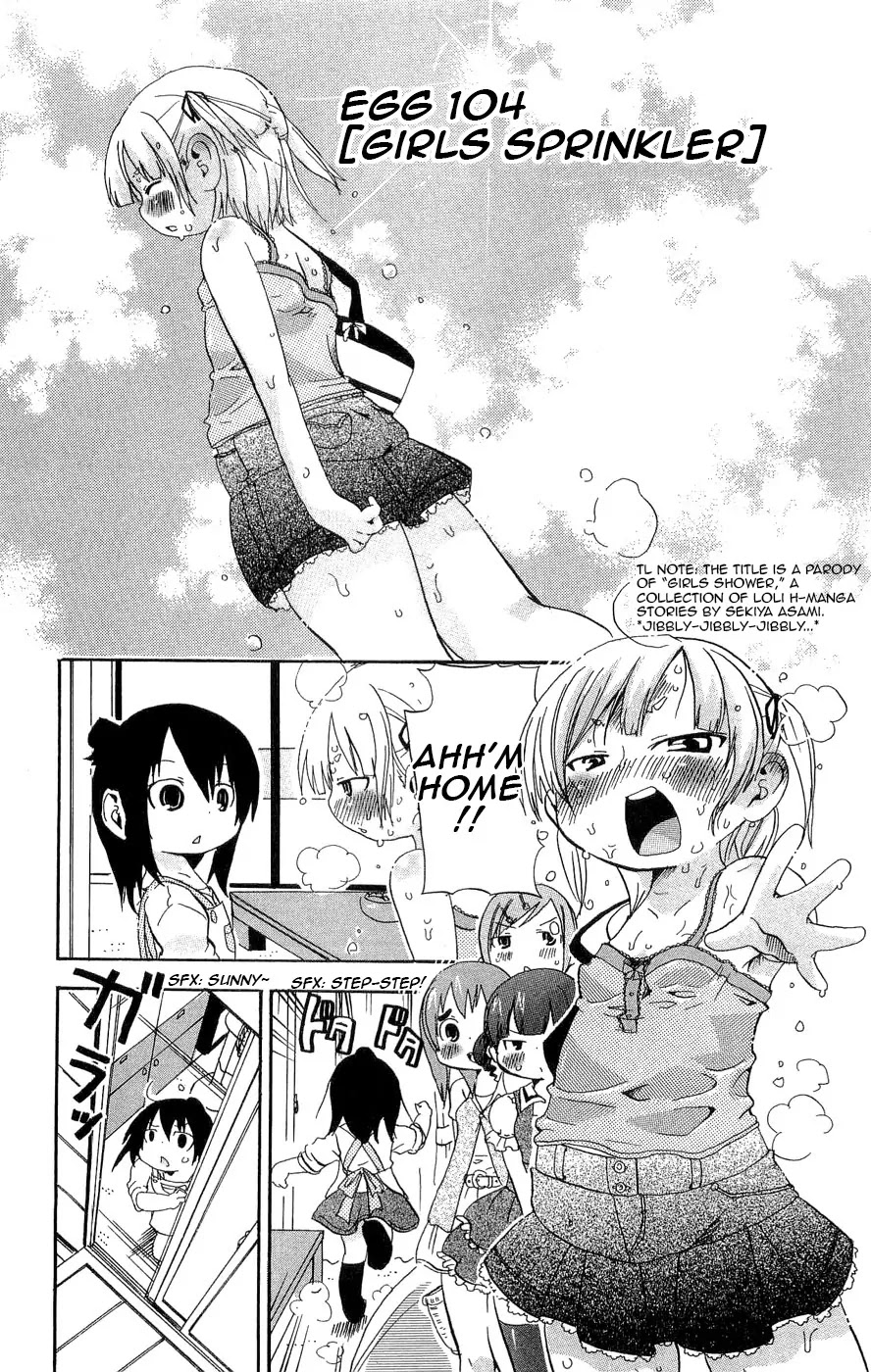 Mitsudomoe Chapter 104 page 1 - Chapter 104: Girls Sprinkler