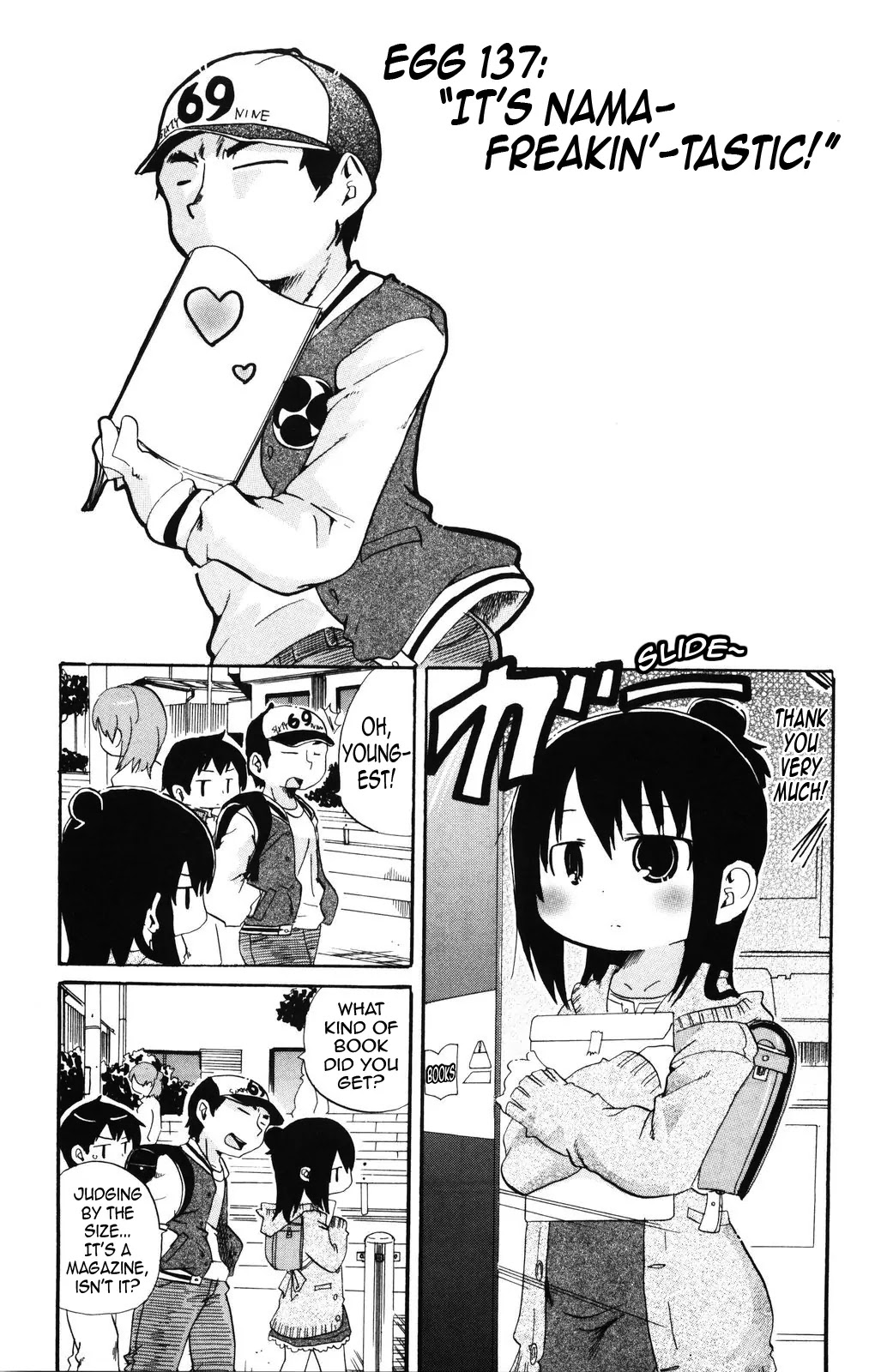 Mitsudomoe Chapter 137 page 1 - Chapter 137: It's Nama-Freakin'-Tastic!