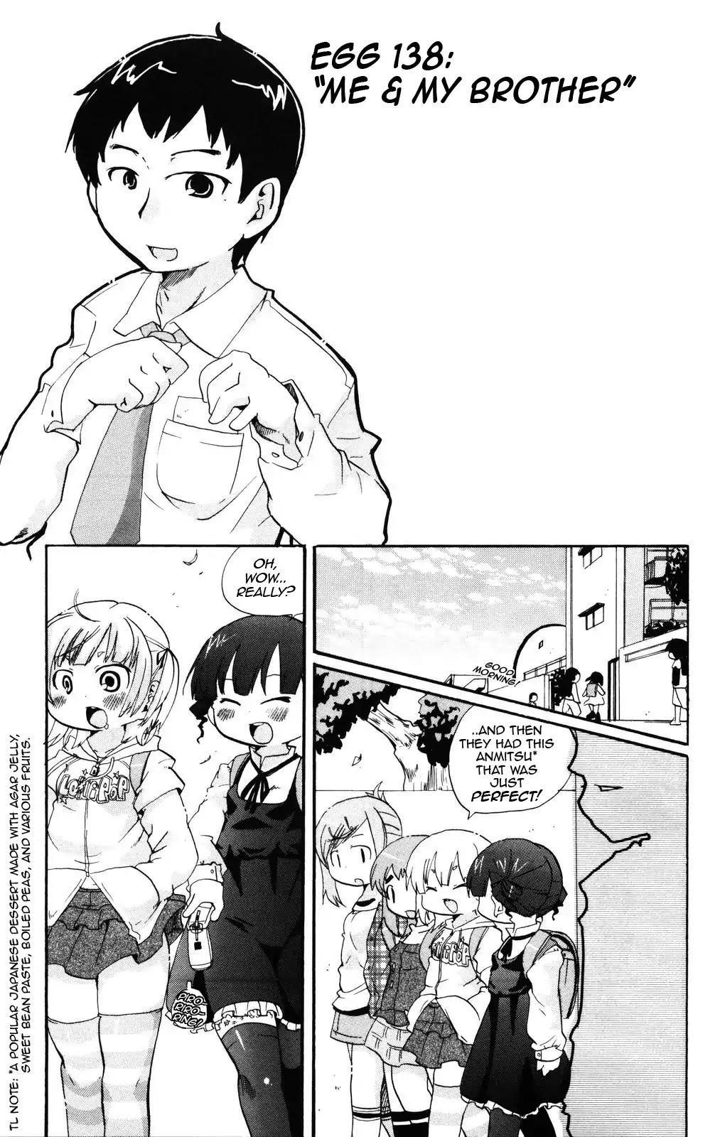 Mitsudomoe Chapter 138 page 1 - Chapter 138: Me & My Brother