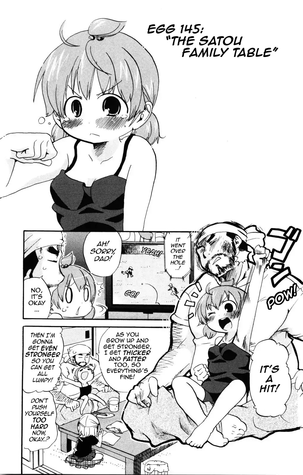 Mitsudomoe Chapter 145 page 1 - Chapter 145: The Satou Family Table