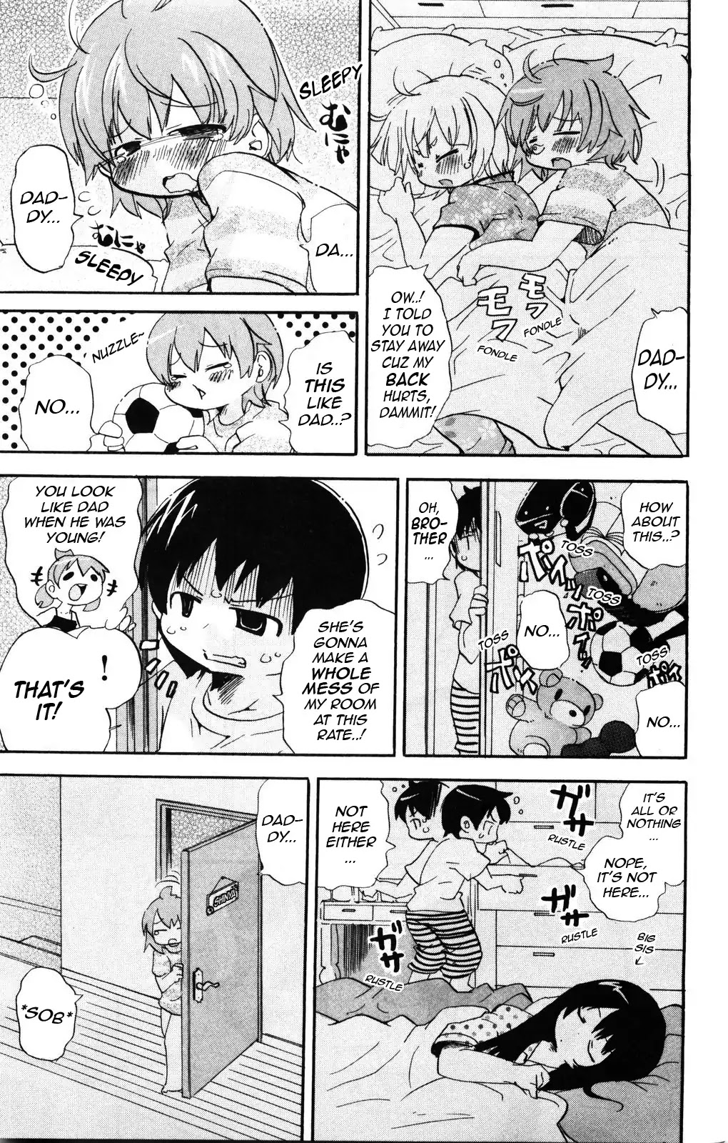 Mitsudomoe Chapter 145 page 7 - Chapter 145: The Satou Family Table
