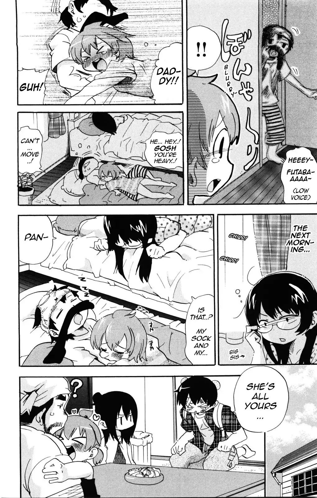 Mitsudomoe Chapter 145 page 8 - Chapter 145: The Satou Family Table