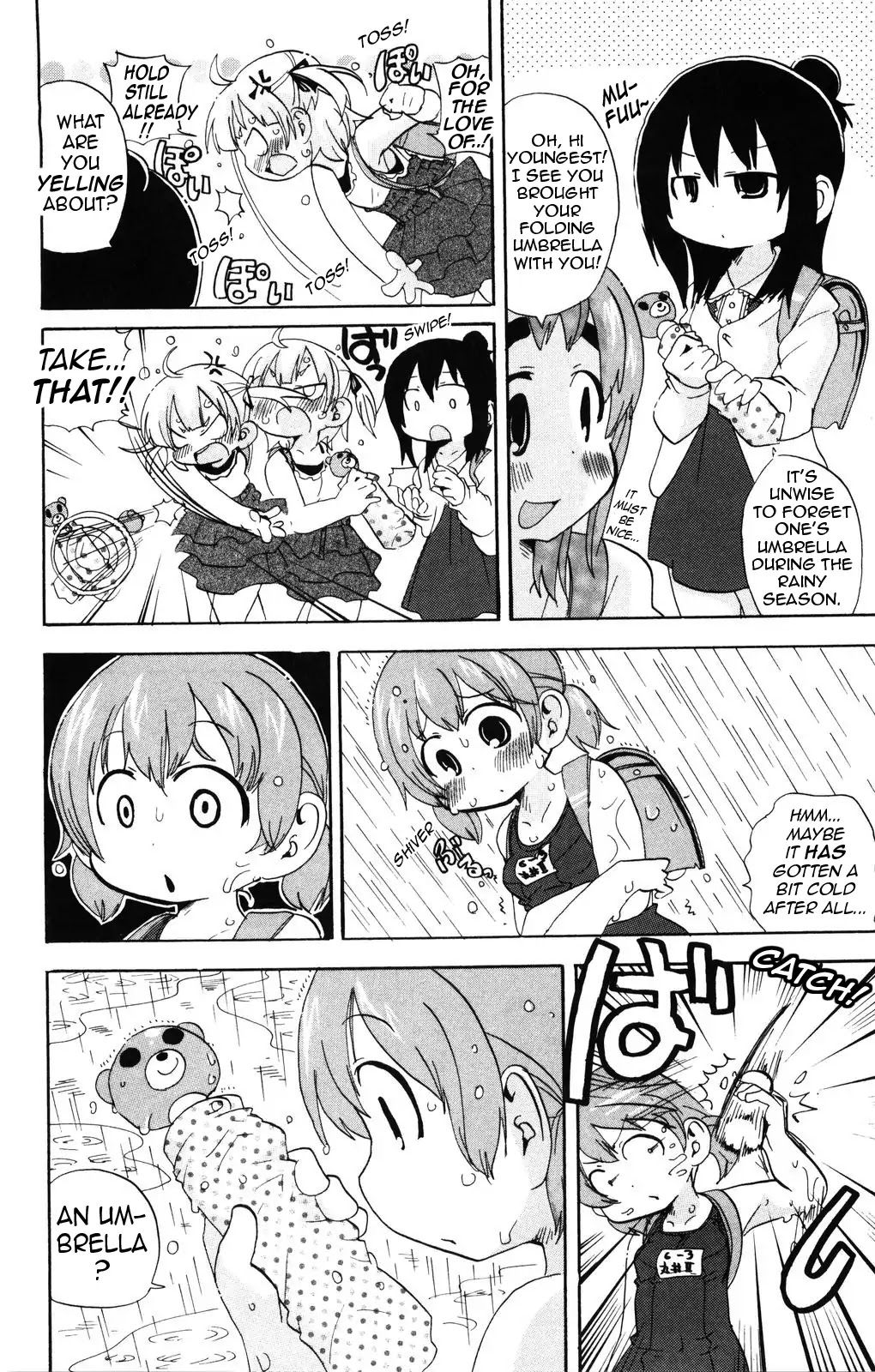 Mitsudomoe Chapter 148 page 6 - Chapter 148: Under my Umbrella