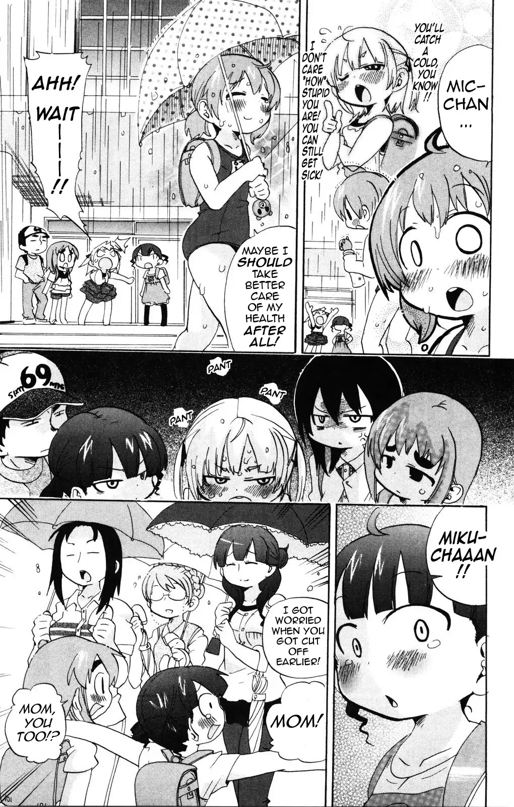 Mitsudomoe Chapter 148 page 7 - Chapter 148: Under my Umbrella