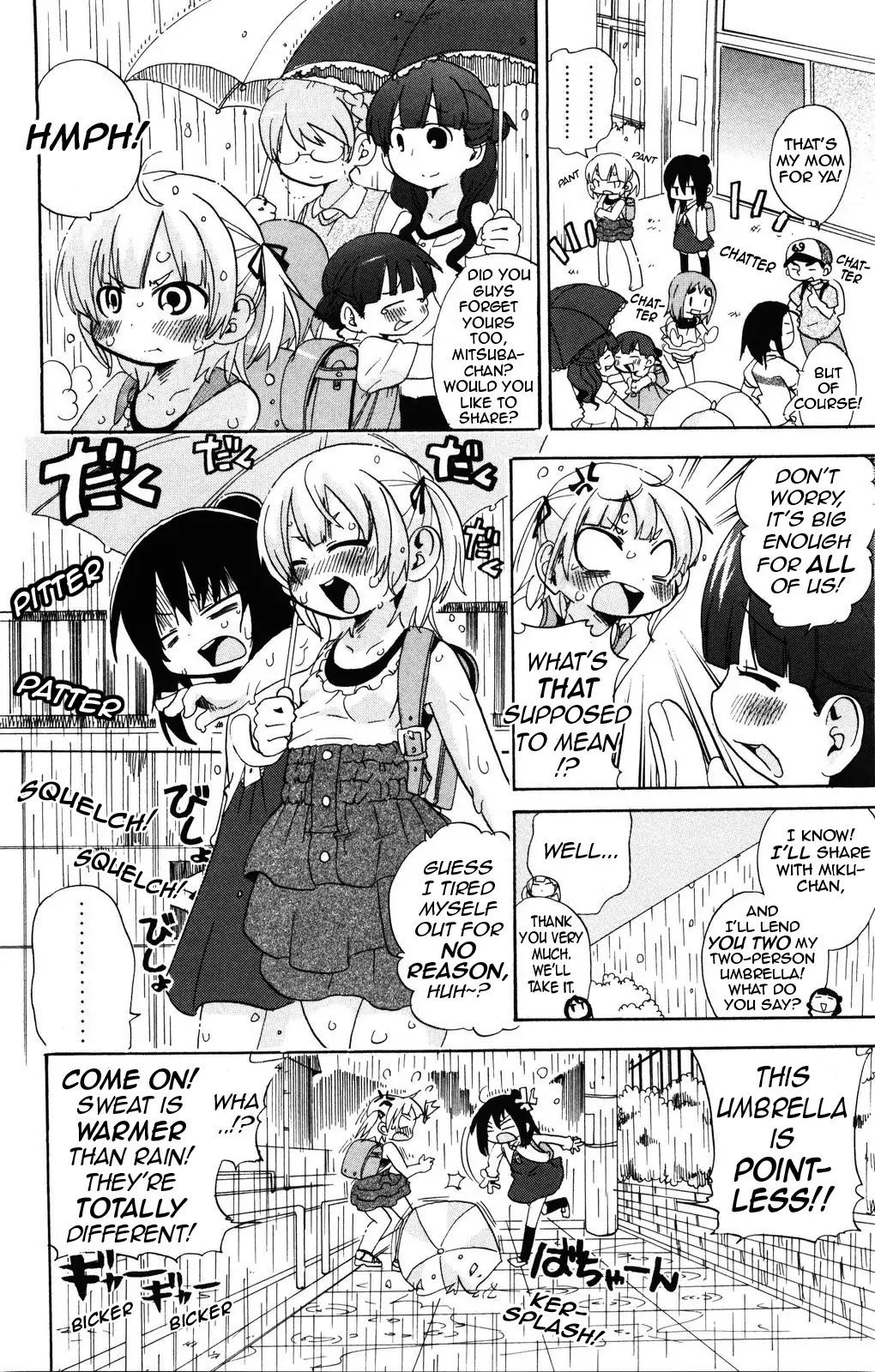Mitsudomoe Chapter 148 page 8 - Chapter 148: Under my Umbrella