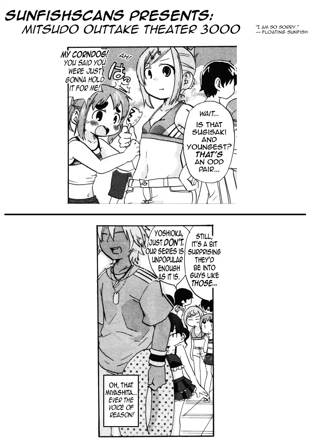 Mitsudomoe Chapter 151 page 11 - Chapter 151: Night in the Water