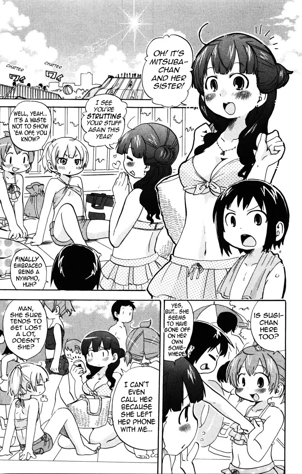 Mitsudomoe Chapter 151 page 3 - Chapter 151: Night in the Water