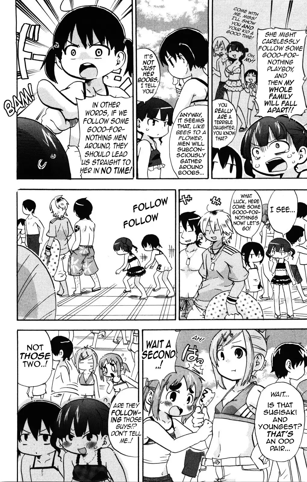 Mitsudomoe Chapter 151 page 6 - Chapter 151: Night in the Water