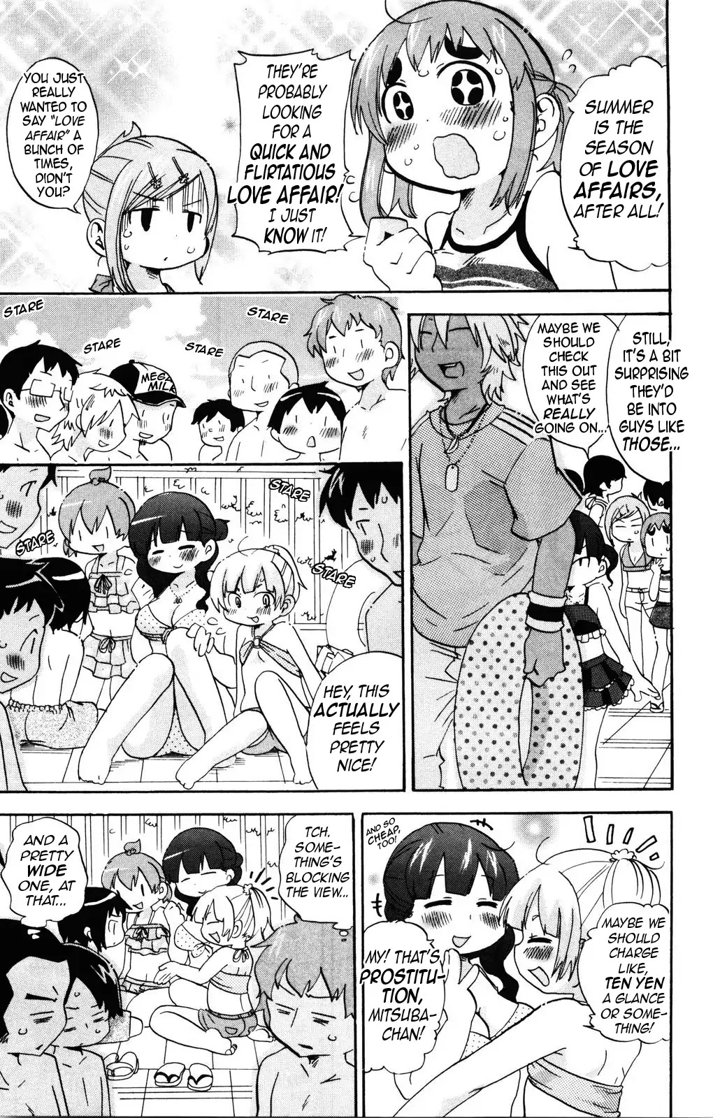 Mitsudomoe Chapter 151 page 7 - Chapter 151: Night in the Water