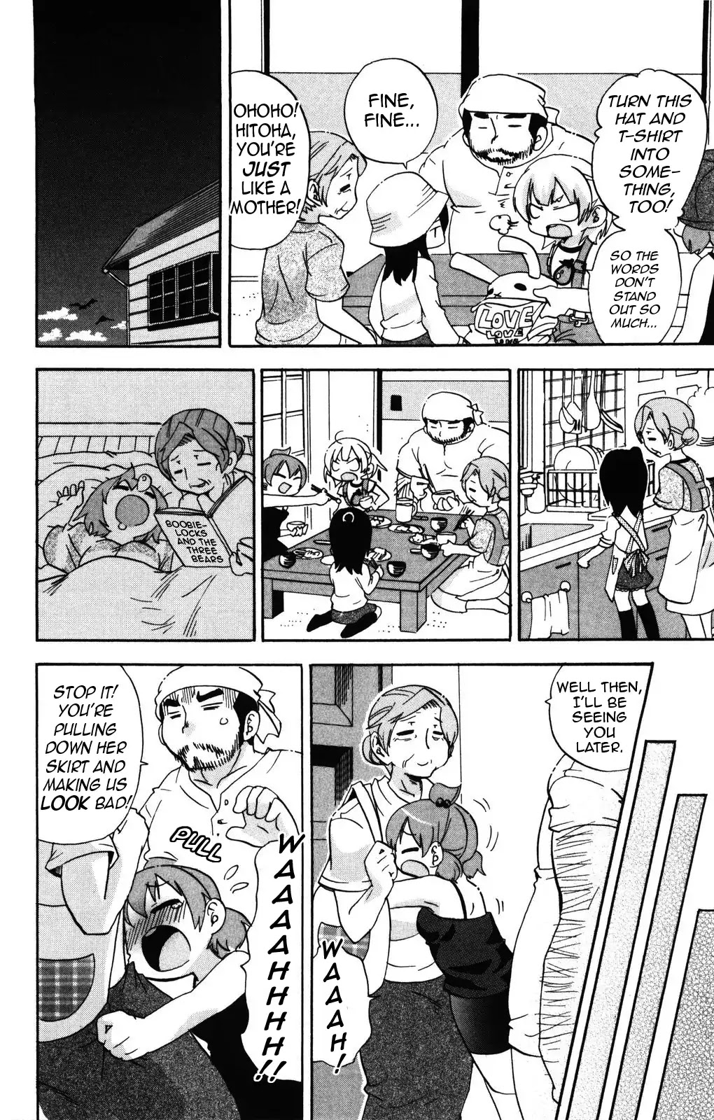 Mitsudomoe Chapter 152 page 6 - Chapter 152: Grandma, Some T-shirts, And Me