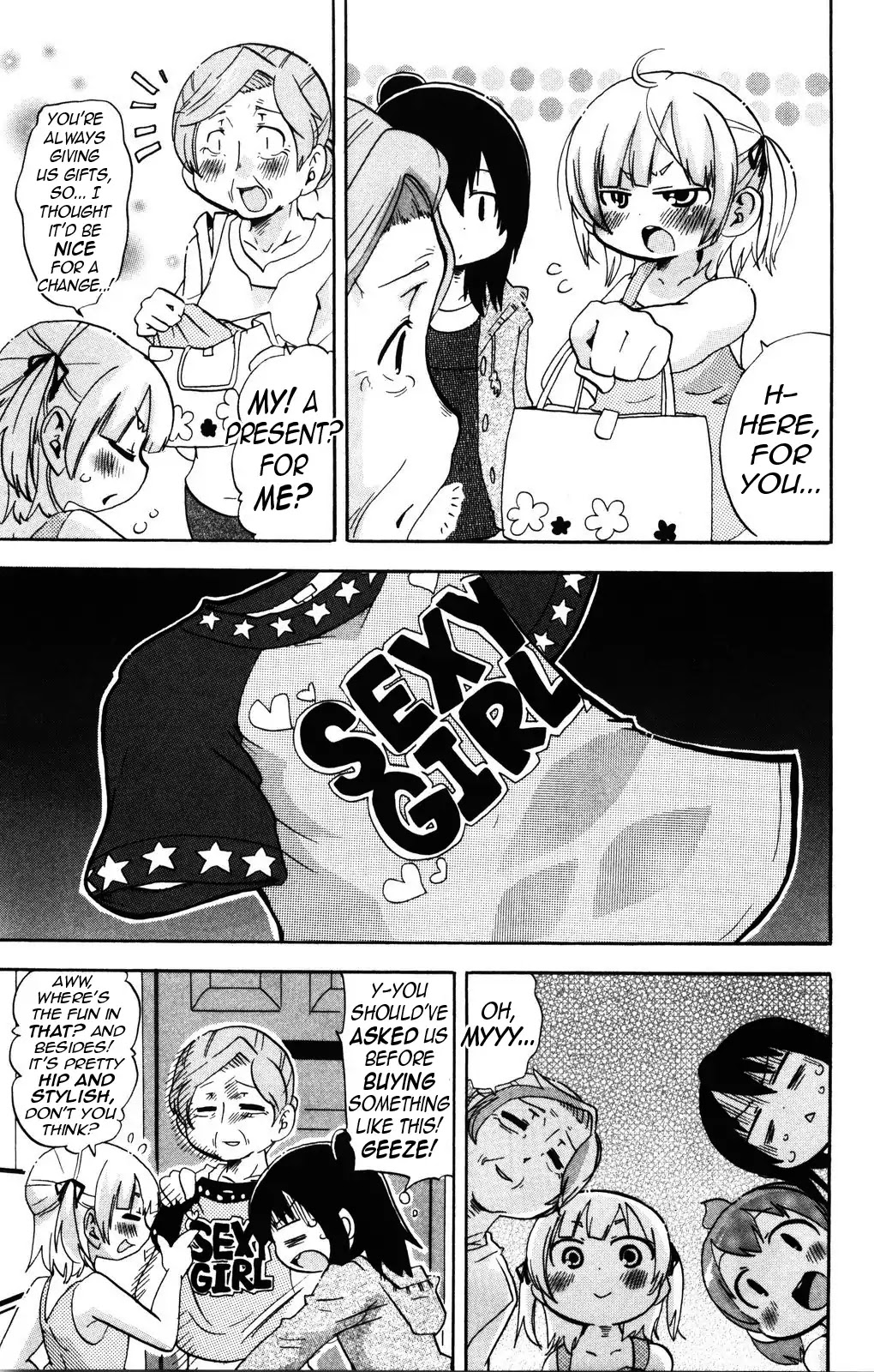 Mitsudomoe Chapter 152 page 7 - Chapter 152: Grandma, Some T-shirts, And Me