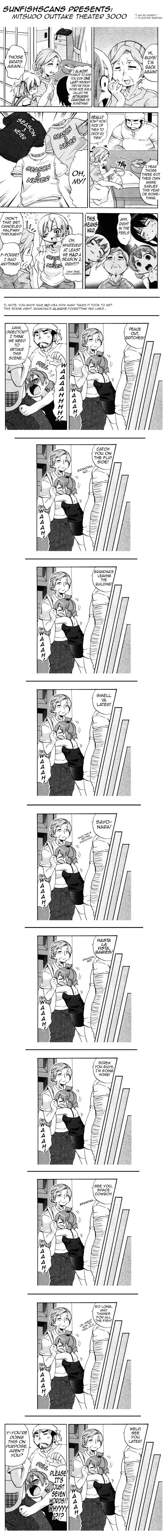 Mitsudomoe Chapter 152 page 9 - Chapter 152: Grandma, Some T-shirts, And Me