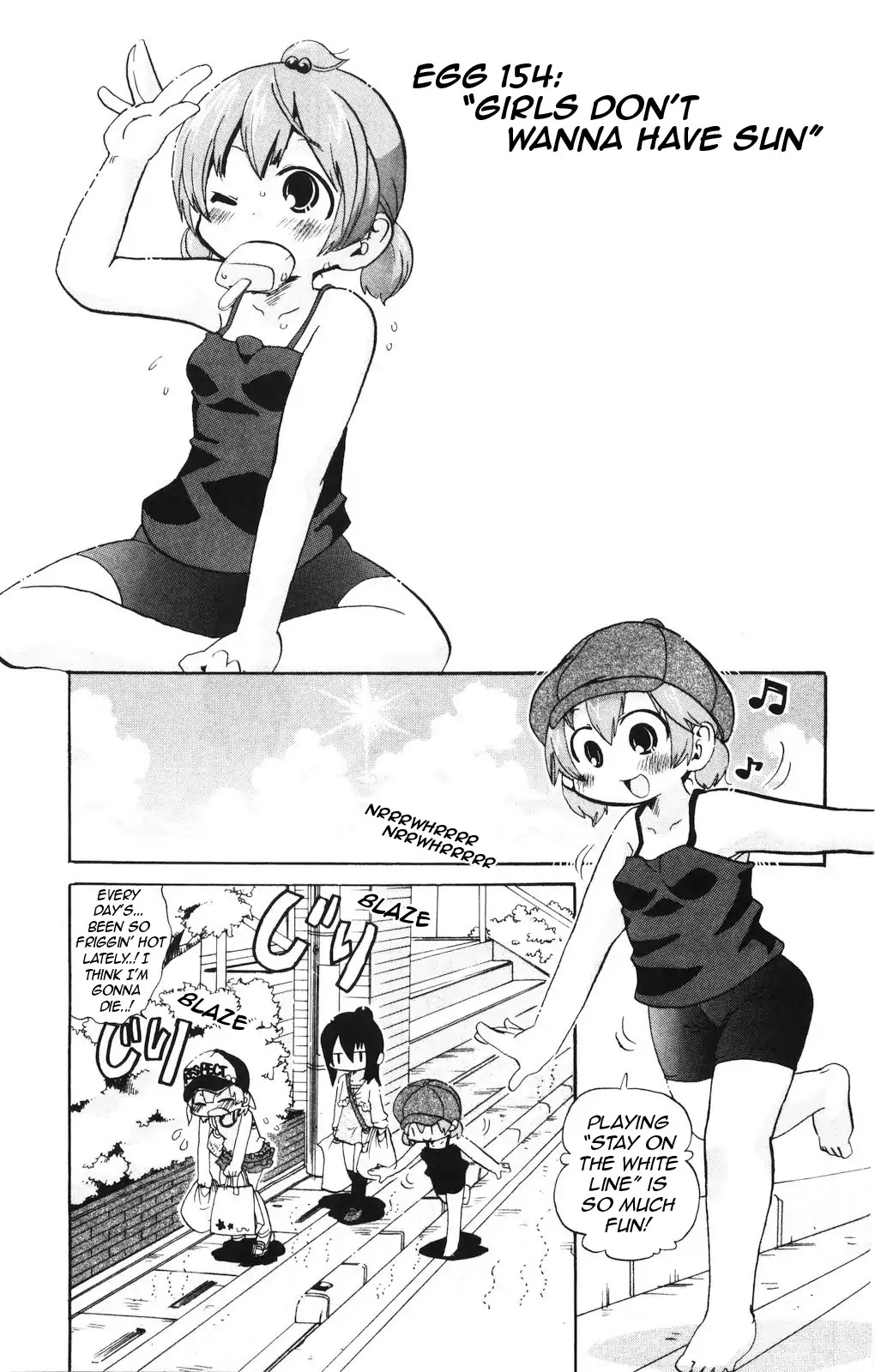 Mitsudomoe Chapter 154 page 8 - Chapter 154: Girls Don't Wanna Have Sun