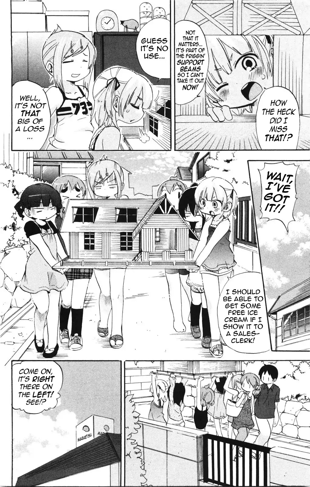 Mitsudomoe Chapter 155 page 4 - Chapter 155: Big Sis is a First-Class Architect