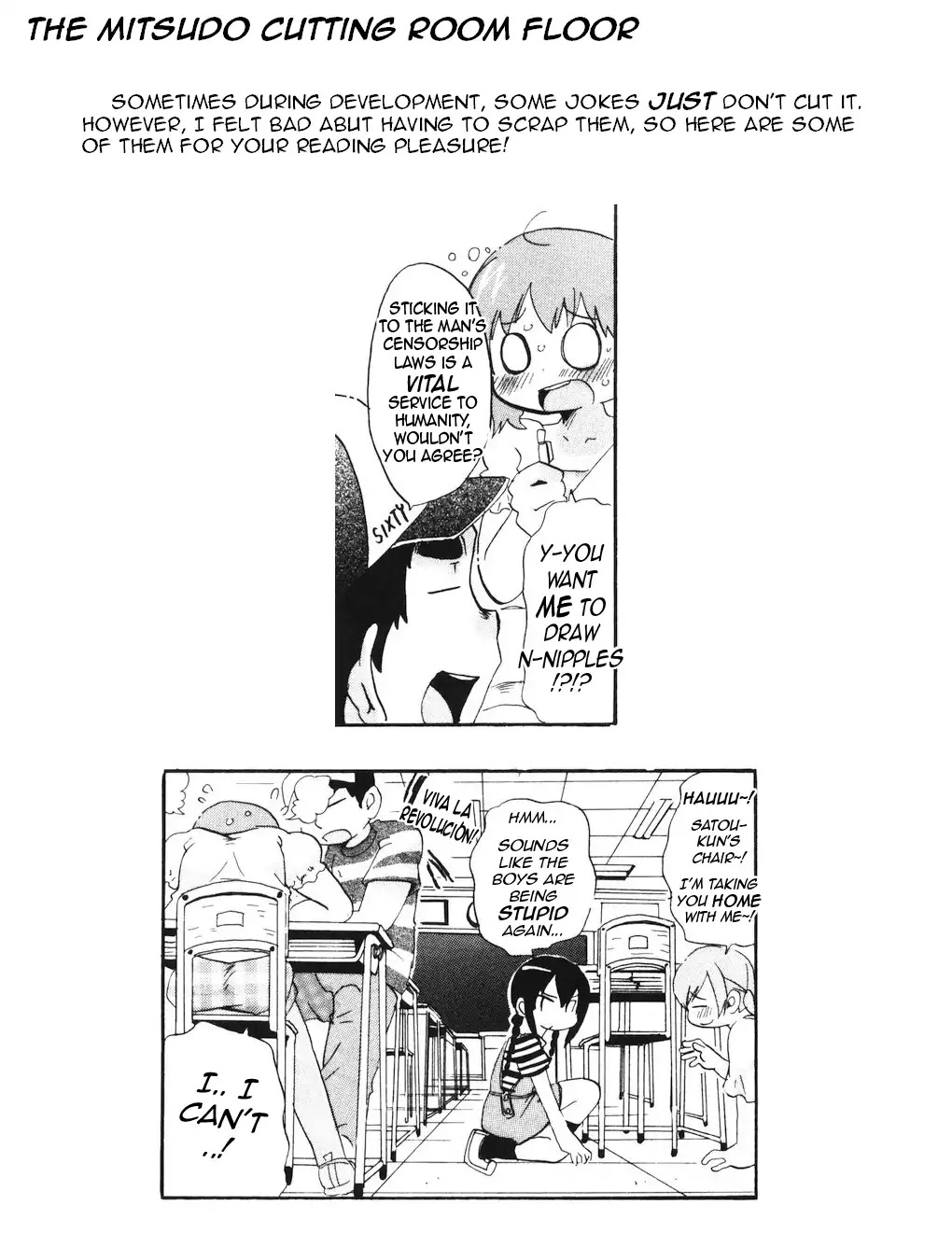 Mitsudomoe Chapter 156 page 9 - Chapter 156: The Secret Code is 143