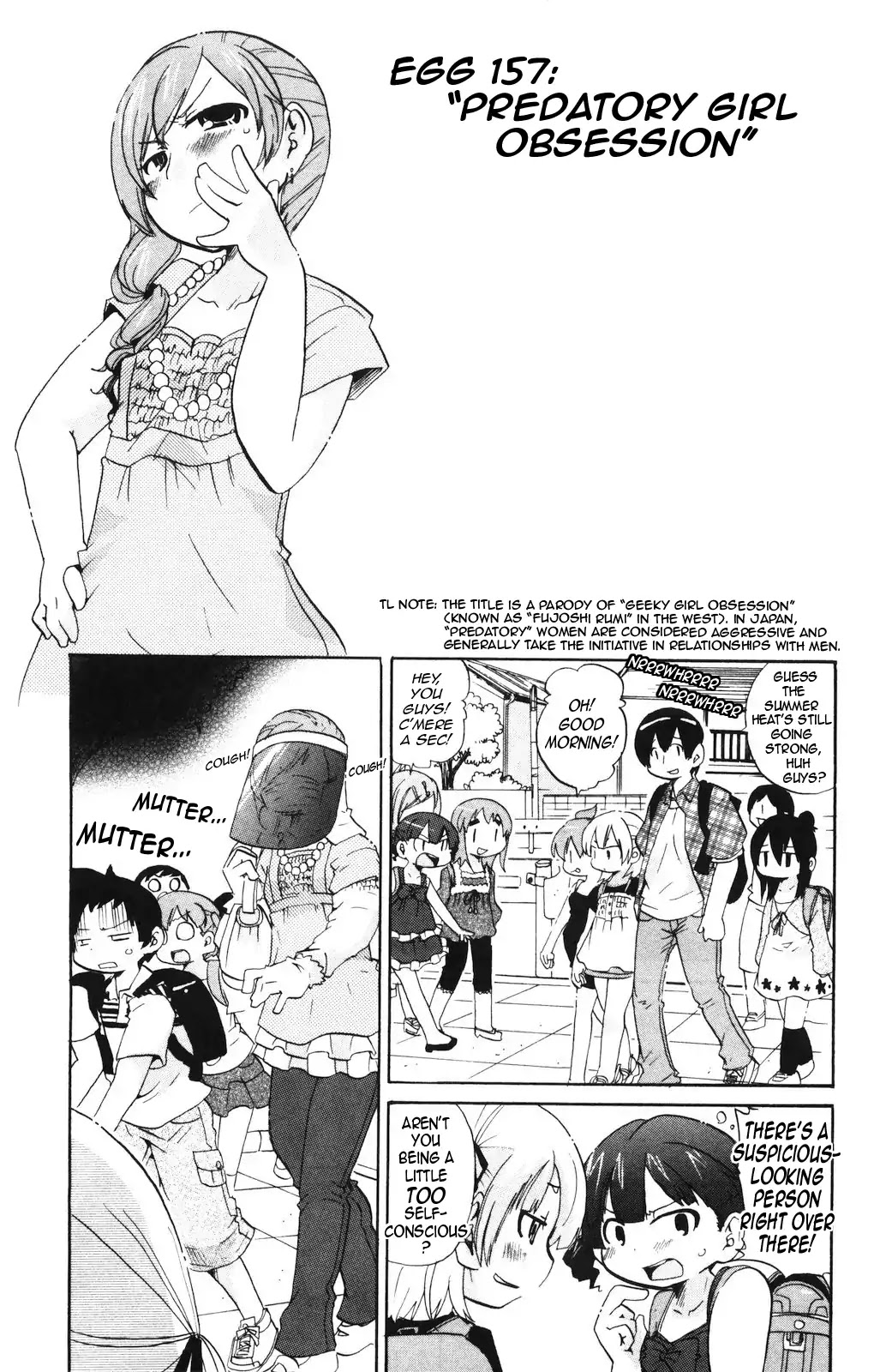Mitsudomoe Chapter 157 page 1 - Chapter 157: Predatory Girl Obsession