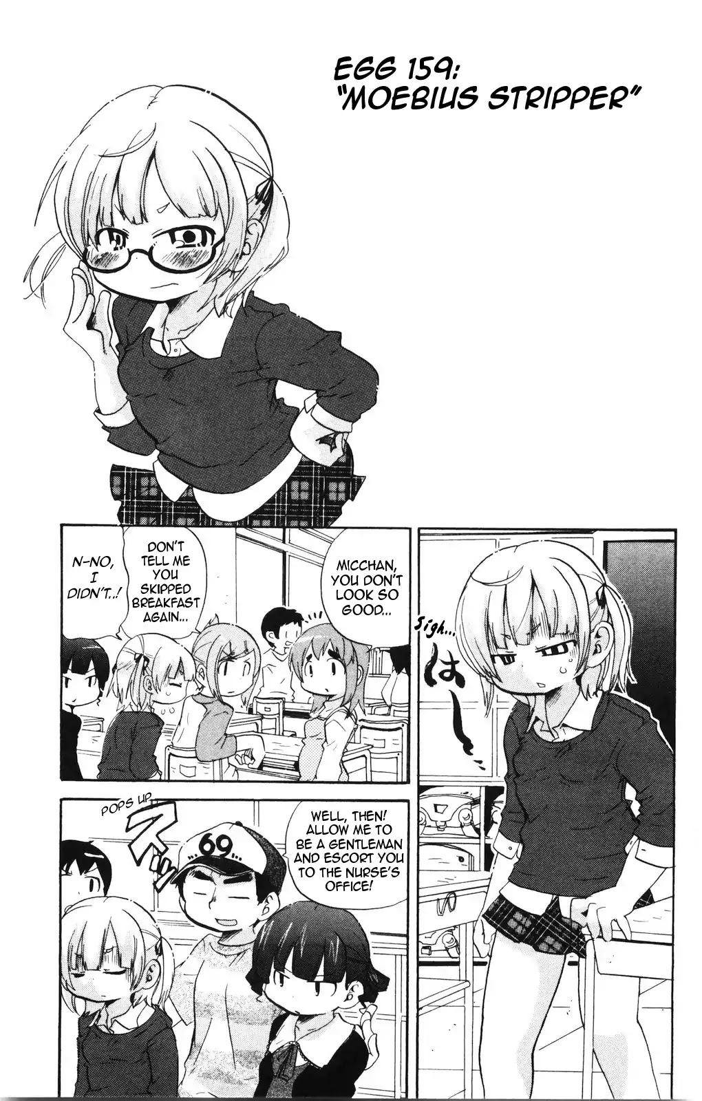 Mitsudomoe Chapter 159 page 1 - Chapter 159: Moebius Stripper