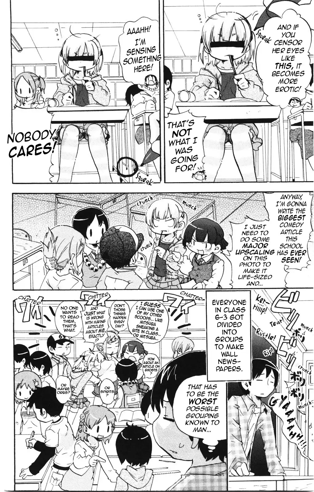 Mitsudomoe Chapter 160 page 2 - Chapter 160: The Kamohashi Times