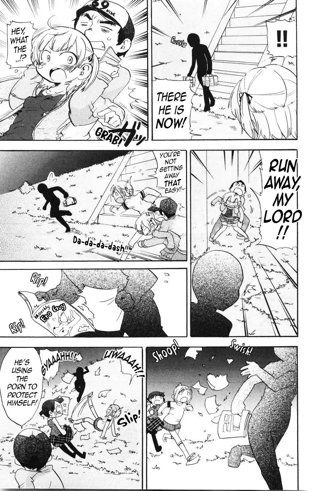 Mitsudomoe Chapter 160 page 7 - Chapter 160: The Kamohashi Times