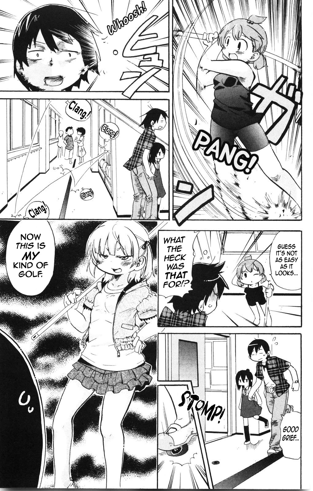 Mitsudomoe Chapter 163 page 5 - Chapter 163: Super Gachio Golf