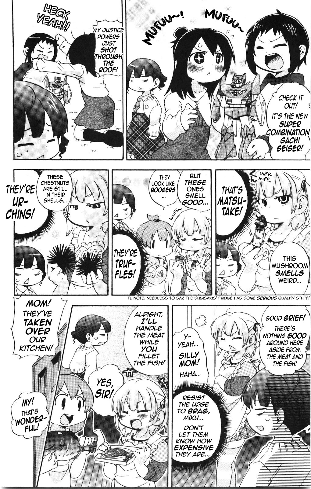 Mitsudomoe Chapter 165 page 4 - Chapter 165: Cook Wars! Shokugeki no Mitsuba