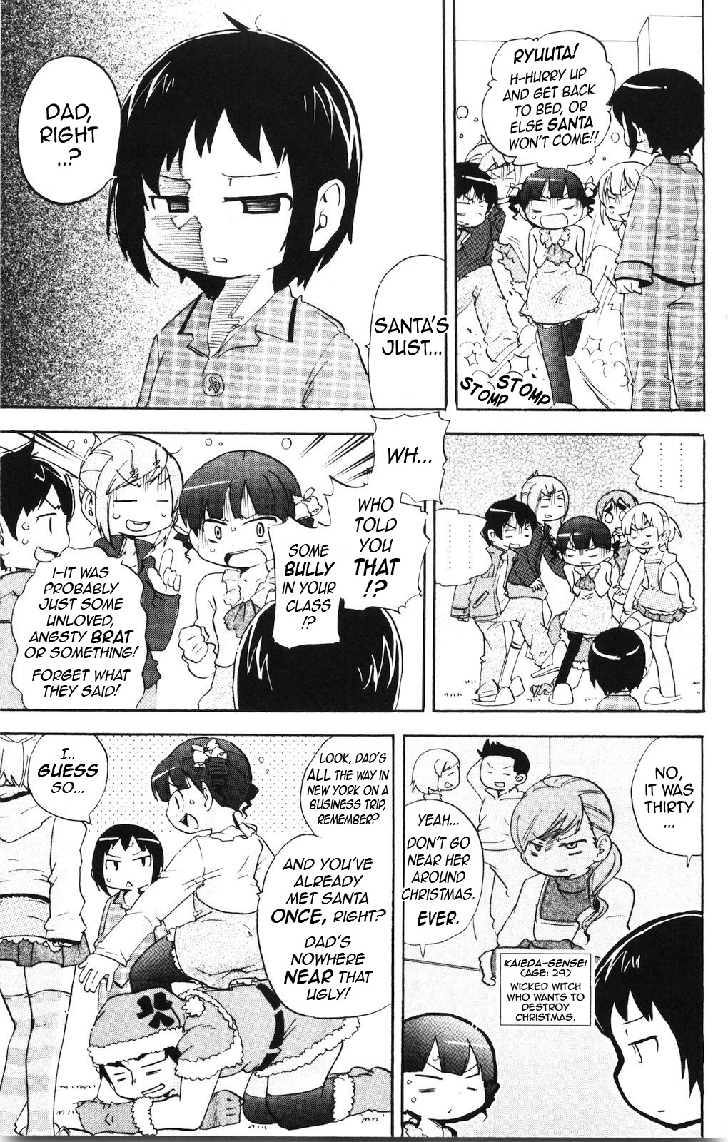 Mitsudomoe Chapter 169 page 4 - Chapter 169: A Chiba Brown Christmas