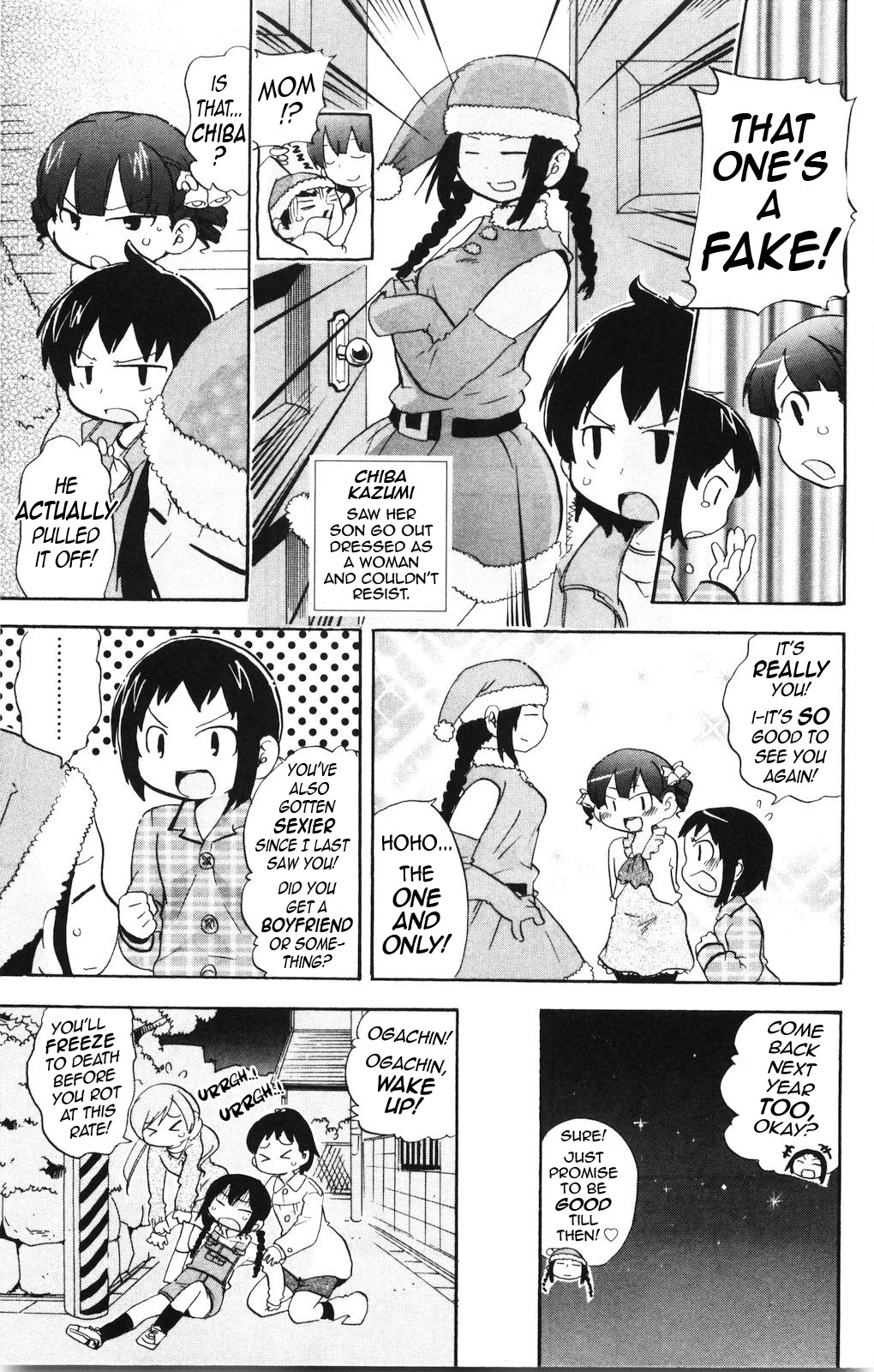 Mitsudomoe Chapter 169 page 8 - Chapter 169: A Chiba Brown Christmas