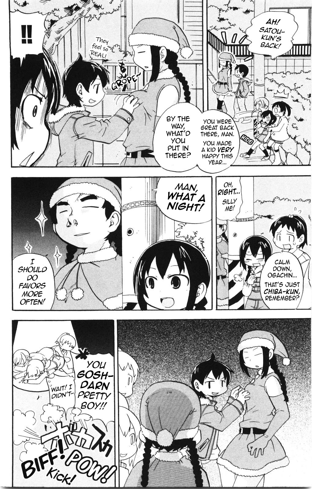 Mitsudomoe Chapter 169 page 9 - Chapter 169: A Chiba Brown Christmas