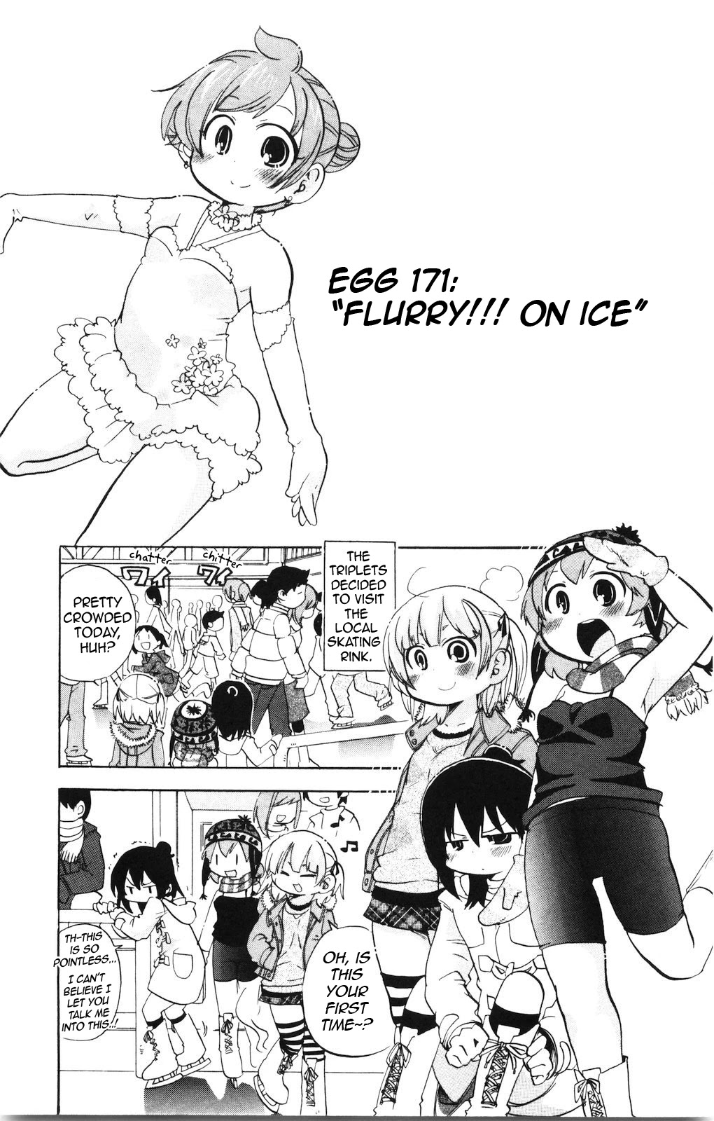 Mitsudomoe Chapter 171 page 1 - Chapter 171: Flurry!!! On Ice
