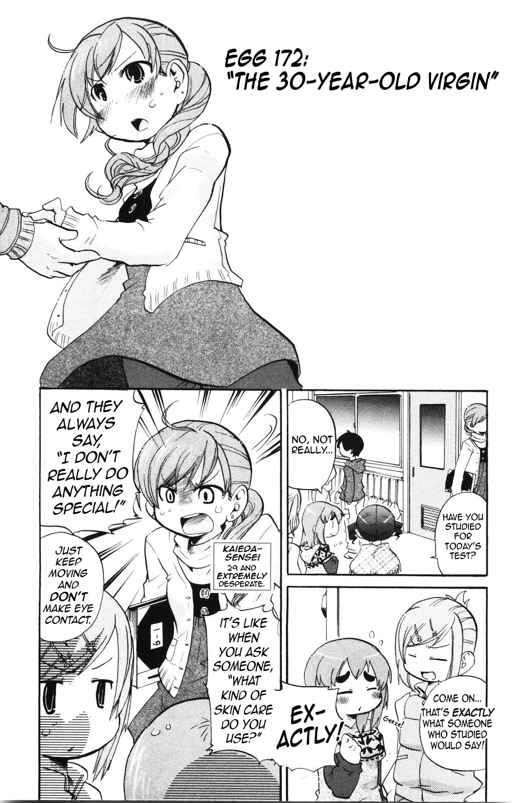 Mitsudomoe Chapter 172 page 1 - Chapter 172: The 30-Year-Old Virgin