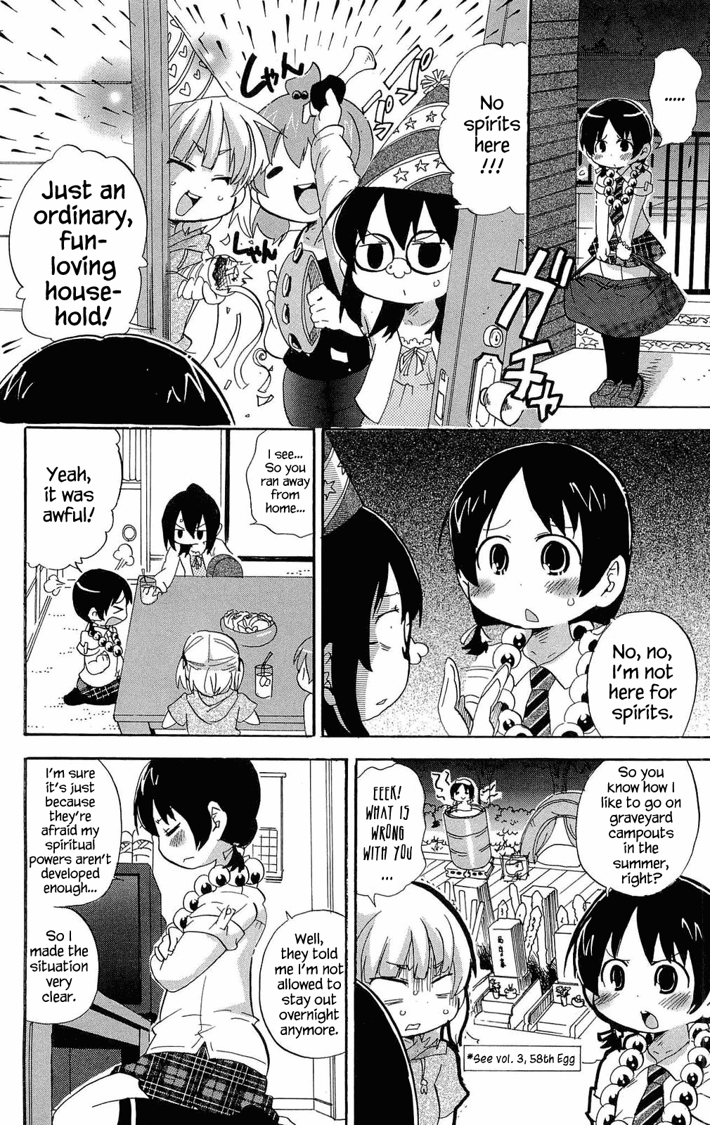 Mitsudomoe Chapter 195 page 2 - Chapter 195: The Black House Overlooking a Graveyard