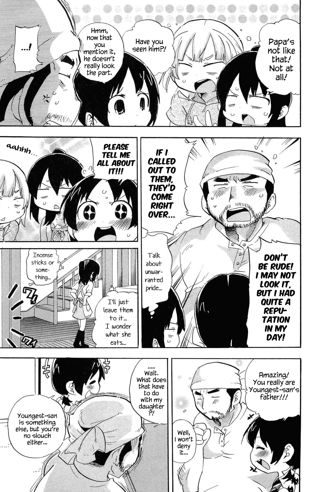 Mitsudomoe Chapter 195 page 5 - Chapter 195: The Black House Overlooking a Graveyard